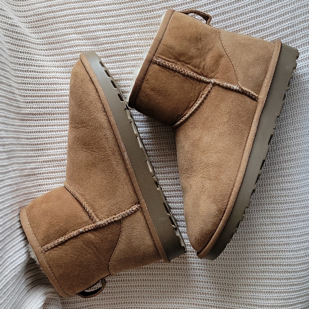 Brown Sheepskin Boots